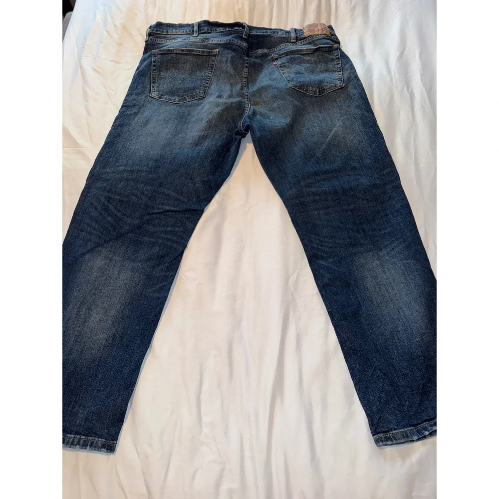 Levis 559 Relaxed Straight Jeans Mens 44x30 Medium Wash Blue Denim 00559-0550